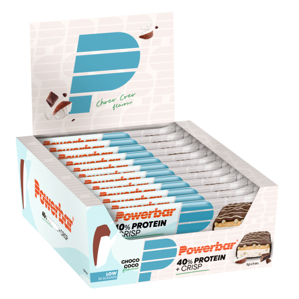 PowerBar 40% Protein+Crisp Riegel 12er Box Gemischt