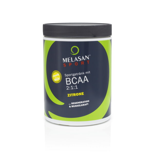 Melasan Sportgetränk mit BCAA 670g Dose Zitrone