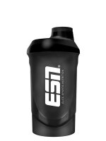 ESN Shaker 600ml Schwarz(weiß)+Get your Proteins...