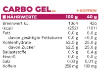 Omni Power Carbo Gel Einzelbeutel Neutral+Koffein