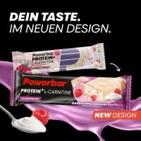 PowerBar Protein Plus L-Carnitin Himbeer-Joghurt Riegel