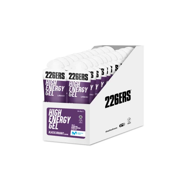 226ERS High Energy Gel 24er Box Schwarze Johannisbeere mit BCAA