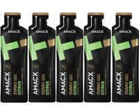 AMACX Turbo Gel  5er Pack Johannisbeere+Koffein