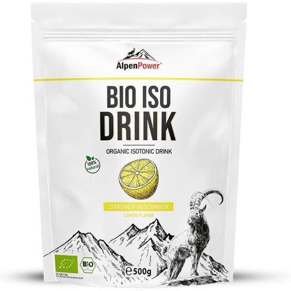 AlpenPower Bio Iso Drink 500 g Beutel