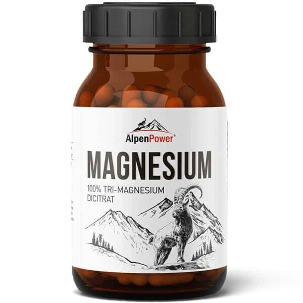 AlpenPower Magnesium Dicitrat 120 Kapseln