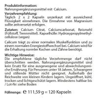 AlpenPower Calcium Kapseln 120 Stück