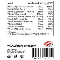 AlpenPower Vitamin B Komplex - 120 Kapseln