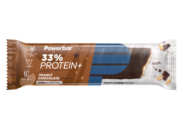 PowerBar Protein Plus 33% Riegel Peanut Chocolate (Erdnuß Schoko) MHD 11-2024