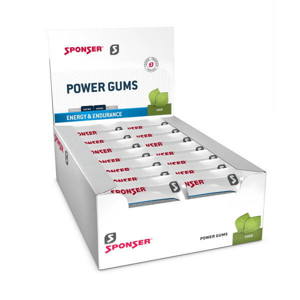 Sponser Power Gums 20er Box Sour