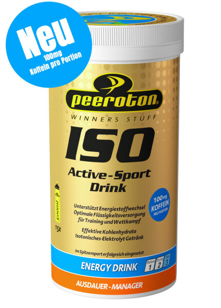 Peeroton ISO Active - Sport Drink 300g Dose Energy Drink MHD 01-2025