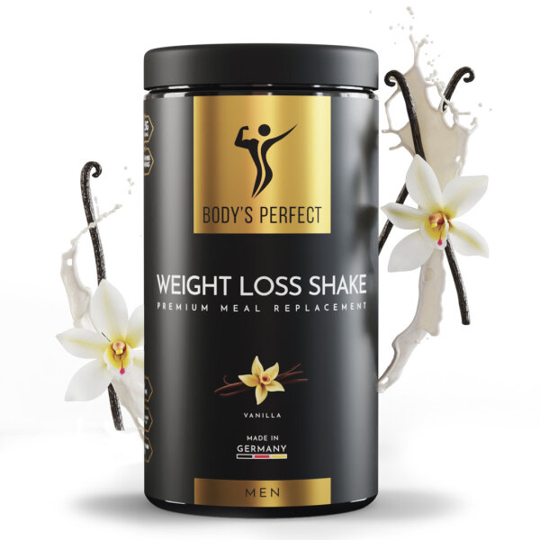 Bodys Perfect Weight Loss Shake für Männer 500g Dose Monatsaktion Vanille (Vanilla)