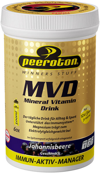 Peeroton Mineral Vitamin Drink 300g Dose Monatsaktion Schwarze Johannisbeere