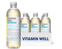 Vitamin Well Fertiggetränk 500ml 12er Tray React